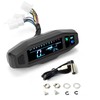 Shkalacar Motorcycle Speedometer Gauge, Mini Universal LCD Motorcycle Meter Speedometer,