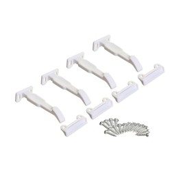 Dreambaby Safety Catches for Cupboards & Drawers - Childproof Locks & Latches for Kitchen Cabinets - 4 Pack