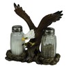 River's Edge Products Salt and Pepper Shakers, Eagle, Poly Resin