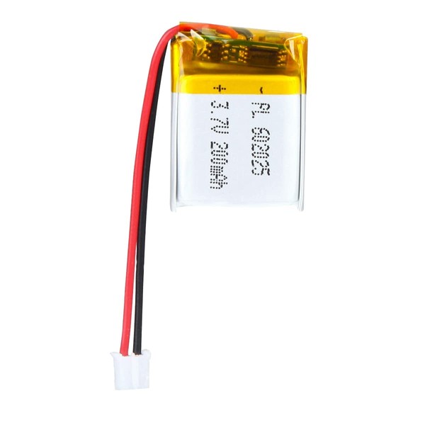 AKZYTUE 3.7V 200mAh 602025 Lipo Battery Rechargeable Lithium Polymer ion Battery Pack with PH2.0mm JST Connector