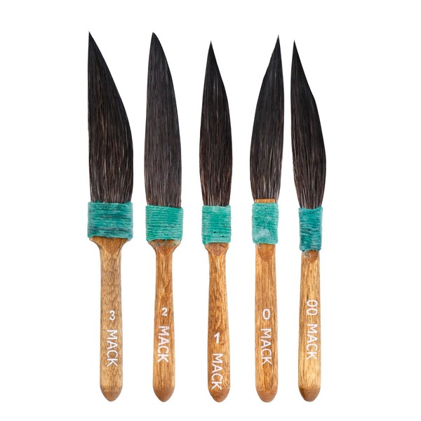 Mack Sword Striper Pinstriping Brush 20 Series Set of 5