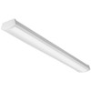 Lithonia Lighting 4 Foot LED Light Fixture, Low-Profile LED Wraparound