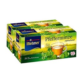 Meßmer Peppermint 25 TB Pack of 2 x 56 g Pack