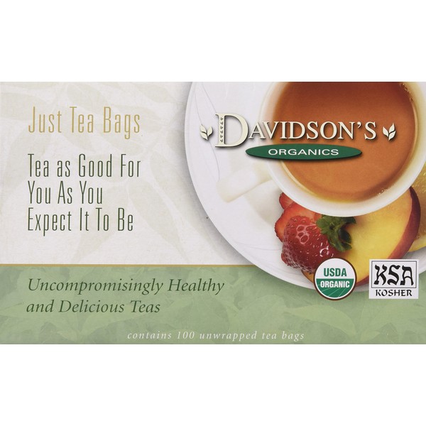 Davidson's Tea Decaf Vanilla, 100-Count Tea Bags
