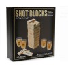 Shot Blocks Party Game 60 Stackable Playing Pieces & 4