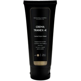 Nuestra Tierra Cosmetica Crema Tranex-K Despigmentante con Ácido Tranexámico, Kójico, Ferúlico y Melatonina, Crema Facial y Corporal Sin Aceites, pH 4.0, 100g