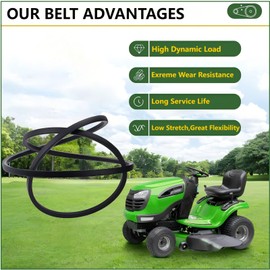 754-0241 Lawn Mower Drive V-Belt 5/8" x 35 1/4" fit MTD754-0241-352 754-0241A 754-05040 954-0241A 954-04057 954-05040, Compatible JD M40015