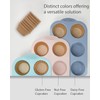 Bake Choice Silicon Muffin Pan-3-pack includes 100 Natural Cupcake Liners,