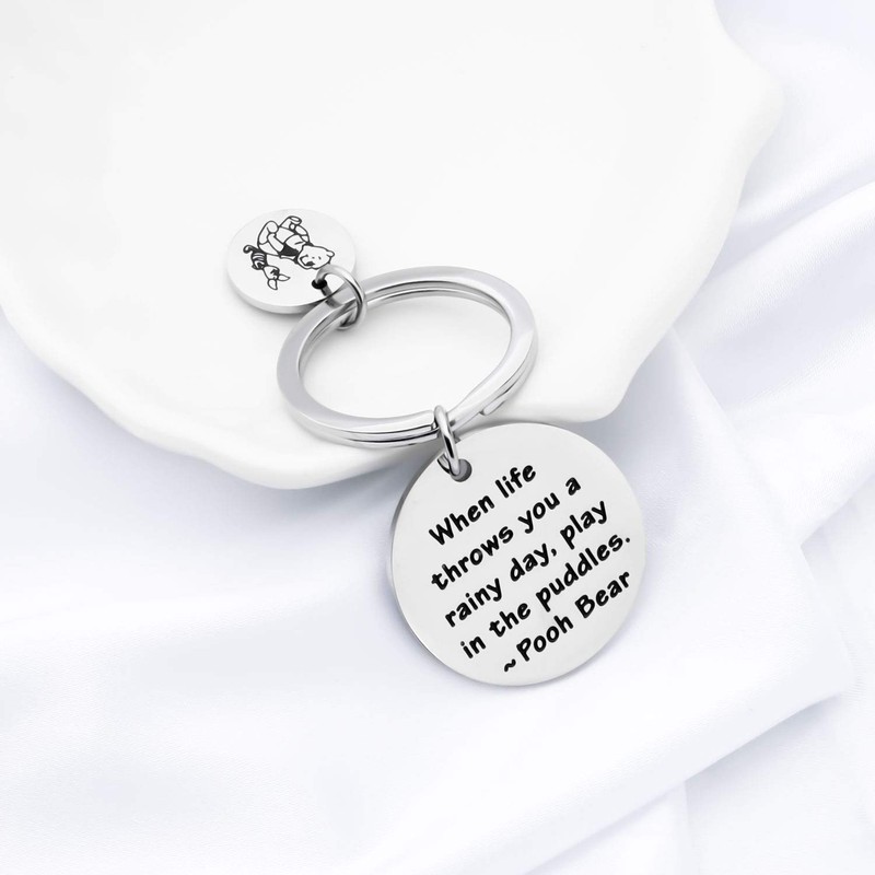 Friend Bear Keychain Friendship Gift Friend Keychain Inspirational Gifts When