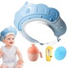 Bath Cap, Bath Visor with Water Temperature Gauge and Shampoo