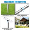 NovaKits 10FT Starlink Gen 3 Ground Pole Mount Kit，Durable 1.5''