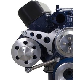 Small Block Ford Alternator Bracket for Water Pumps with Passenger Side Lower Radiator Hose 302 SBF Holes