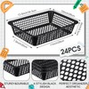 Zhehao 24 Pcs Paper Organizer Basket Bulk 13.6 x 10.2