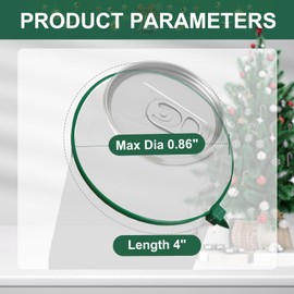 Green Zip Ties 4", 1000 Pack, Cable Ties UV Resistant, Wire Ties 18 lbs Tensile Strength for Garden, Plants, Fence, Holiday Lights, Yakobela