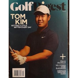 Golf Digest Magazine May 2024 Tom Kim Getting A Little Better Every