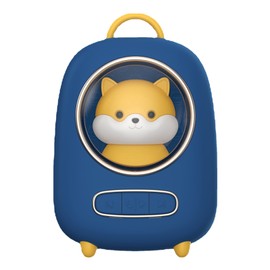 Bluetooth Speaker Space Capsule Design Portable Wireless Cute Outdoor Speaker with Light Blue