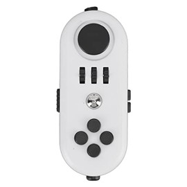 LiebeWH Juguete Fidget Controlador Retro con 13 Juguetes Sensoriales Aliviar Estrés Ansiedad Anti Estrés Dedos Relajante Descompresión Mano(5 y Negro)