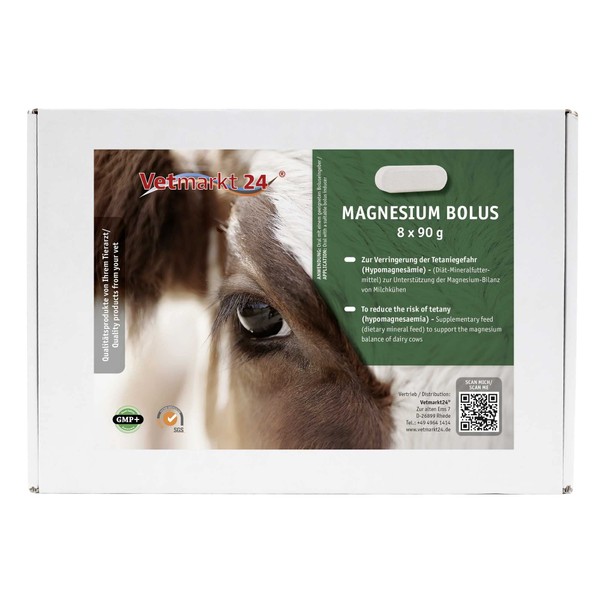 Vetmarkt24 Vetmarkt24 Bolus - MAGNESIUM - in 8er Vorteilspackung -