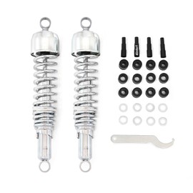 Performance Shocks - Chrome - Eye/Eye - 365mm / 14 3/8" - Fits Laverda 750 1000 RGS/RGA/SFC 1200