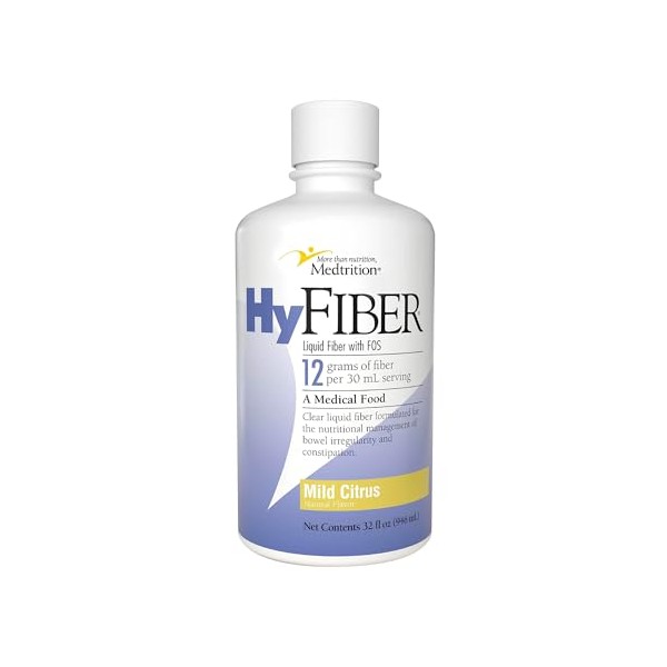 Medtrition Medtrition HyFiber Daily Liquid Fiber for Regularity and Soft