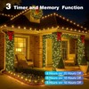 Domolli Christmas Lights 1200 LED 394 FT, IP67 Waterproof Christmastree