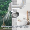 Flamorrow 4in Dryer Vent Cover for Exterior Wall, Stainless Steel