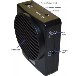 Croove 25 Watt Rechargeable Voice Amplifier w/ Headset Waist/Neck Band Belt Clip NEW