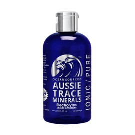 Aussie Trace Minerals - Magnesium Rich, Low Sodium, Complete Electrolyte Drops for Hydration, Energy & Recovery - 8oz / 240ml Liquid Supplement - Vegan, Keto Friendly