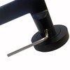 HANDLESTORE Straight Lever on Rose Door Handle - Matt Black