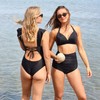 MYLILY Bikini Top Large Breasts Large Cups Halterneck Top Women's