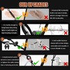 hannger String Light Hanging Kit Outdoor, Full Black Globe String