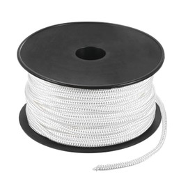 M METERXITY Recoil Starter Rope Pull Cord 6mm 30m Pull Starter Rope Nylon Pull Cord Pull Starter Rope for Mower/Chainsaw/Trimmer/Brush Cutter [White]