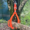 2 Serrated Claw Hook,Log Lifting Tongs, Heavy Duty Grapple Timber