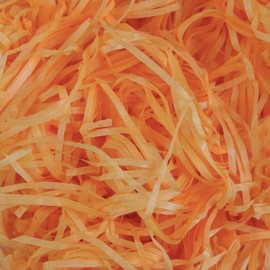Emartbuy 100 grams Shredded Paper, Ideal for Gift Decoration, Hamper Filling and Gift Packaging - Orange