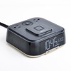 CubieTrio - Magnetic Wireless Charging Alarm Clock with Outlets and