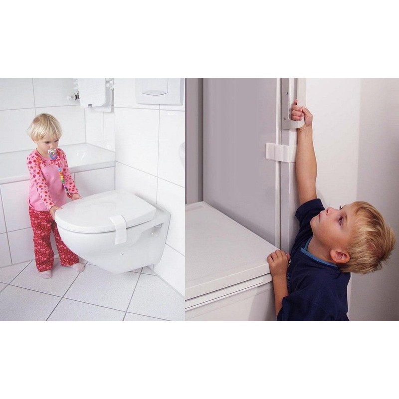 Reer 5190.0 - cabinet safety strip, white, 2 pieces