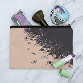Hundreds of Spiders Arachnophobia Makeup Cosmetic Bag Organizer Pouch