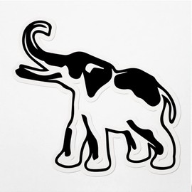Decal Stickers Of Lucky Elephant Premium Indoor (No Waterproof) Vinyl Decal Stickers For Laptop Phone Accessory Helmet Car Window Mug Tuber Cup Door Wall Decoration ANDVER3509341BL110422