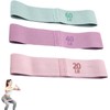 3-Pack Resistance Bands Set with Non-Slip Design for Home Workouts