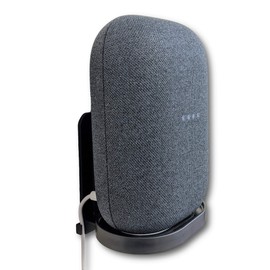 Affordable Essentials Wall Mount Hanger Stand for Nest Audio by Mount Genie (Black, 1-Pack): Simple Install, The Slimmest Low-Profile Mount Available