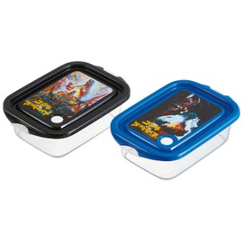 Skater FCN2WAG-A 1995 Godzilla Seal Container, Storage Container, Side Dish Container, 16.9 fl oz (500 ml), Antibacterial, Made in Japan