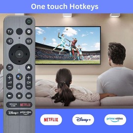 Vorlich® Remote Control for Sony TVs, Universal Sony Remote Control, Sony TV Remote for All Bravia OLED LED 4K 8K UHD RMF-TX9000U (with Voice Control)