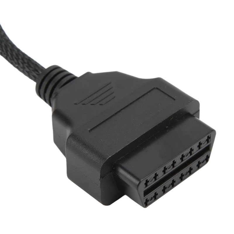 OBD2 Diagnostic Adapter 12V‑24V ABS Heat Resistant Wearproof Universal for