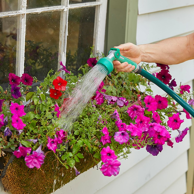 Gilmour Medium Duty Thumb Control Pre-set Watering Nozzle, Spruce