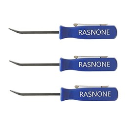 RASNONE 3pcs Mini Pocket Pry Bar with Pocket Clip 4.5" Length Blue