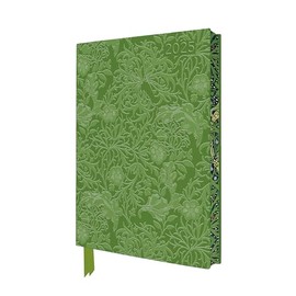 William Morris: Seaweed 2025 Artisan Art Vegan Leather Diary Planner - Page to View with Notes