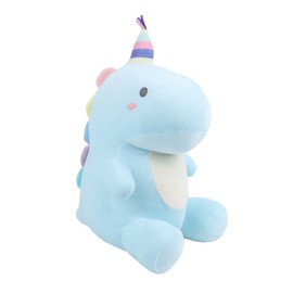 Cute Dinosaur Plush Toys Fat Dinosaur Stuffed Animals Toys Dolls for Kids Girls Boys Blue