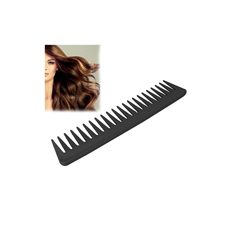 Peine de Dientes Anchos, Cabello Grande Redondeado, Peine Desenredante sin