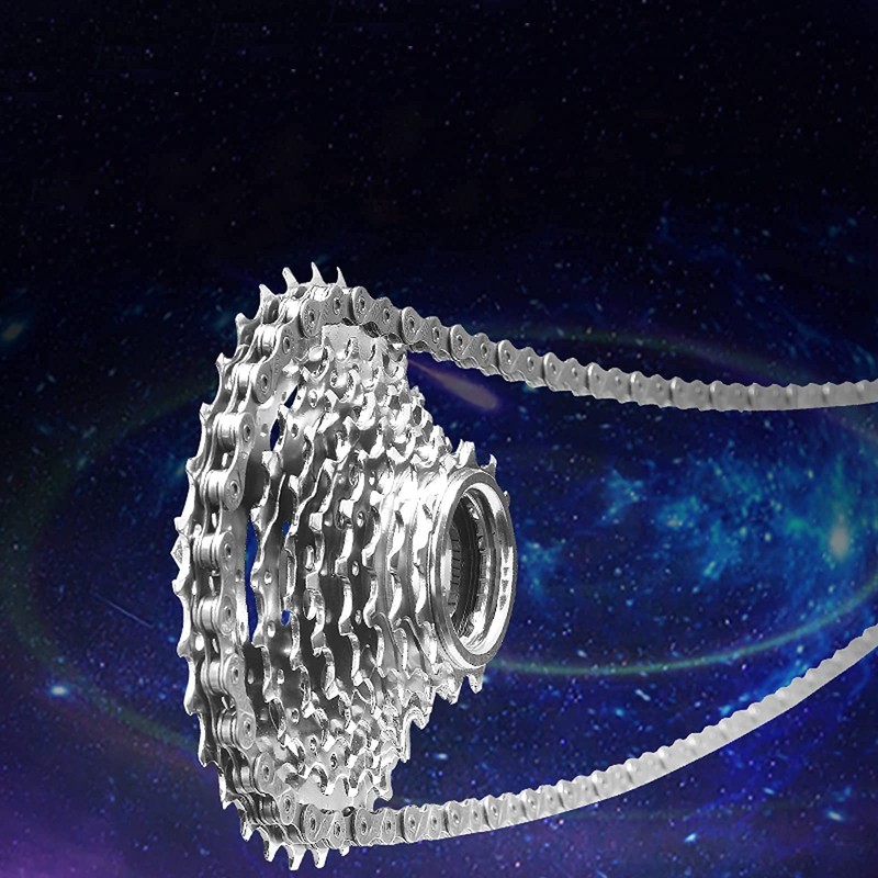 9-Speed Chain, 3 Pairs Bicycle Chain, Bicycle Chain Lock, Steel