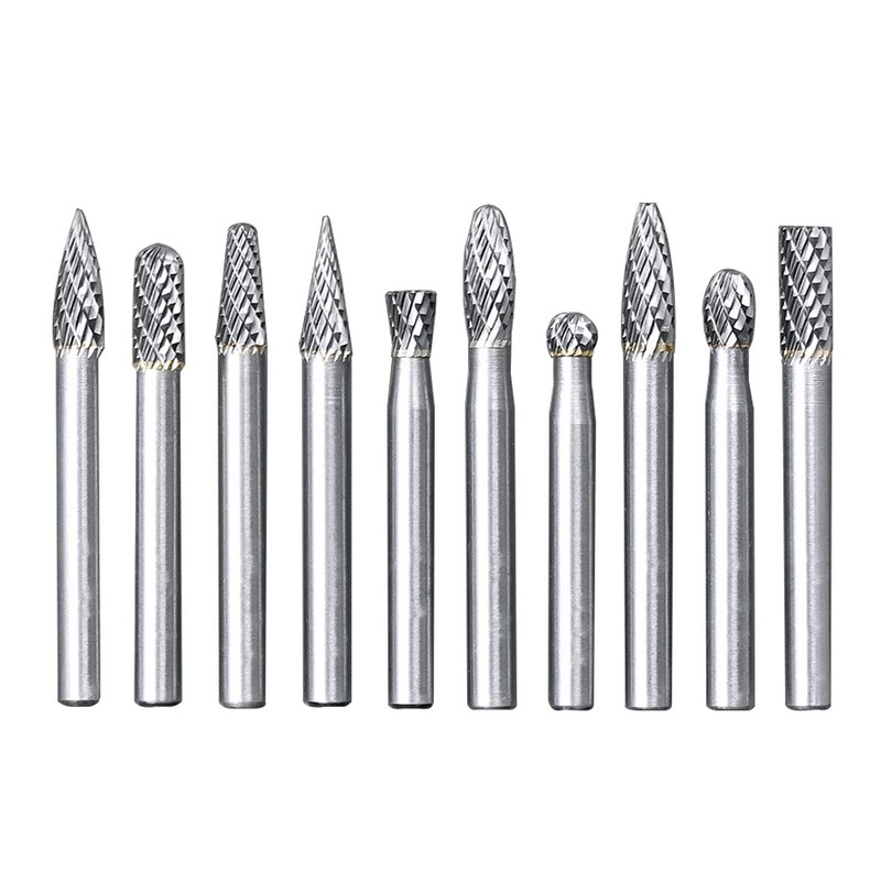 Wolfride 10 Pcs Router Bit, Carbide Bar, 0.2 inch (6